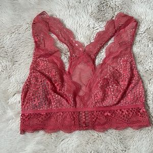 Victoria secret coral lace bralette